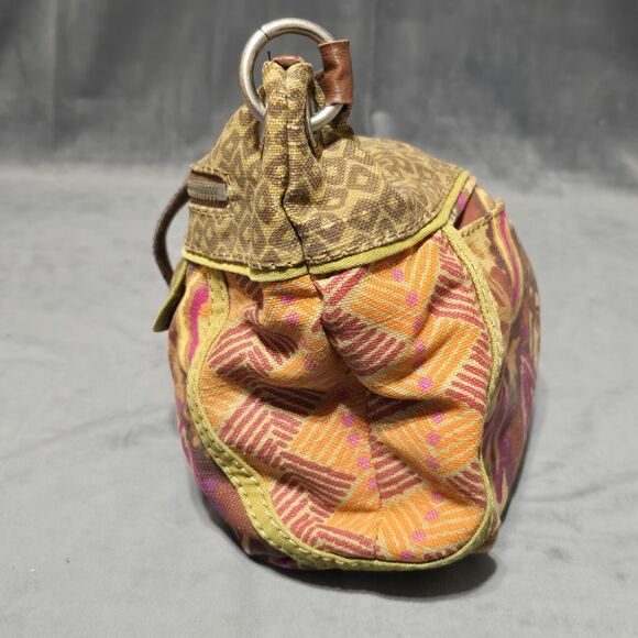 Fossil Handbag Mixed Media Boho Print Canvas - Picture 7 of 15